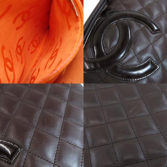 Chanel Cambon Line Coco Mark Silver Hardware Shoulder Bag Lambskin - Picture 7 of 9